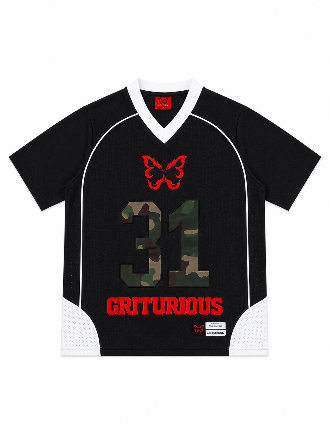 Diligence Camo Jersey - Black