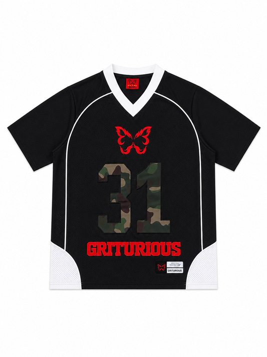 Diligence Camo Jersey - Black