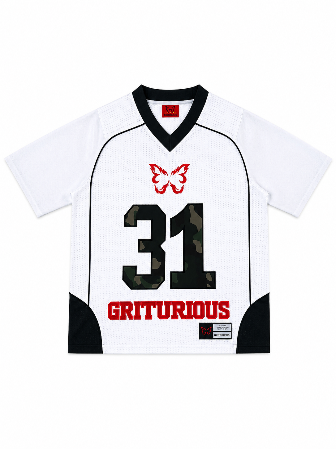 Diligence Camo Jersey - White
